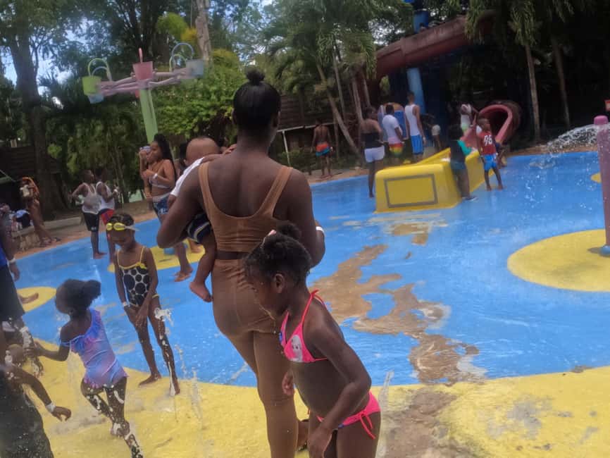 Blue Hole, Secret Falls, River Tubing and Dunn's River Falls - Cool Blue Hole brings the playful energy