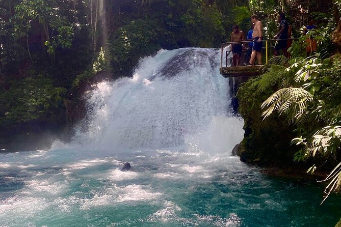 Blue Hole & Secret Waterfalls Tour from Falmouth Cruise Ships - Swimming, rope swings, and the natural pools