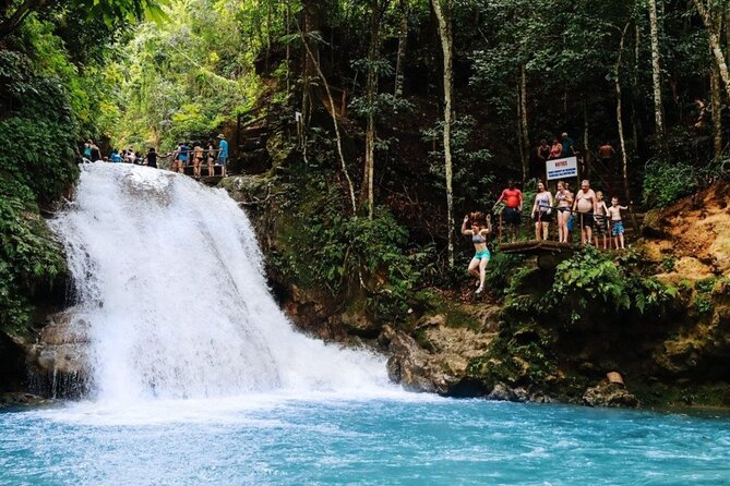Blue Hole Waterfall, Bamboo River Rafting and ATV Tour Ocho Rios - Private transport from Montego Bay to Ocho Rios