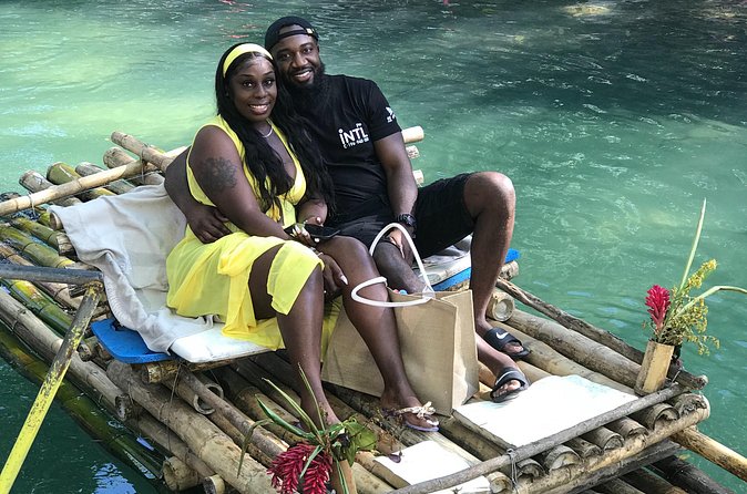 Blue Hole Waterfalls + Bamboo River Rafting Tour from Ocho Rios - Bamboo rafting changes the mood