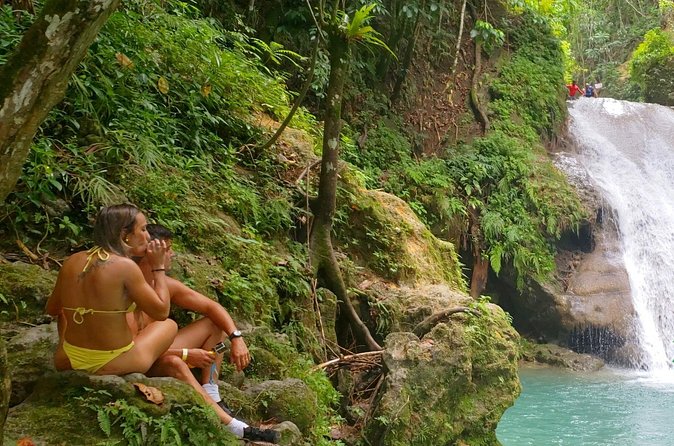 Blue Hole Waterfalls (from Montego Bay) - Learning about Jamaican spices along the way