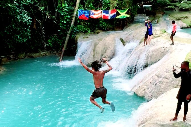 Bluehole & Secret Falls with shopping, admissions and pickup. - Arriving at Blue Hole and Secret Falls