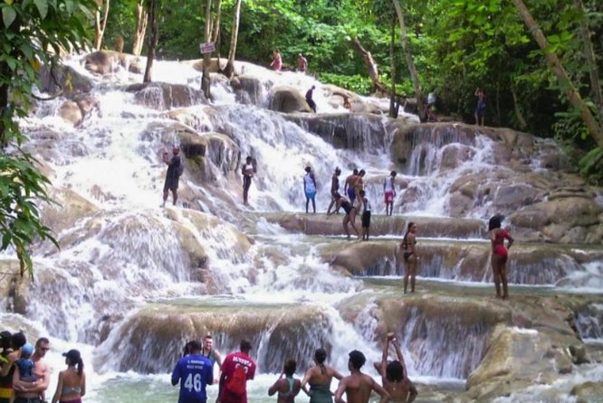 Bob Marley Nine Mile and Dunn's River Falls Tour From Montego Bay - Dunn’s River Falls near Ocho Rios