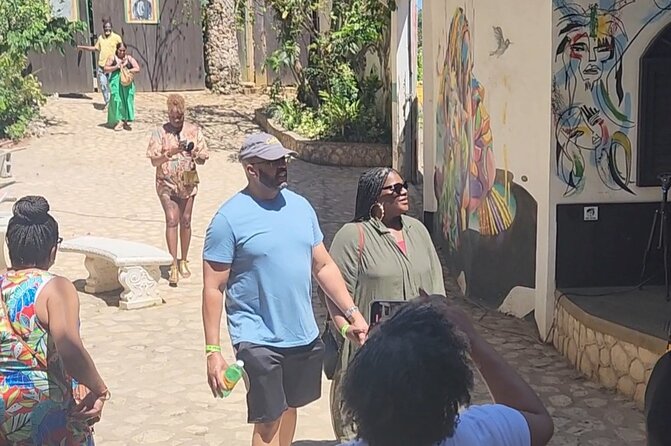 Bob Marley Nine Miles Shuttle with admissions. . - Arriving at Bob Marley’s mausoleum