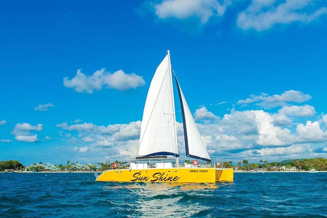 Catamaran Cruise Full Day Tour to Reef, Caves and Negril Beach - Snorkeling at the reef