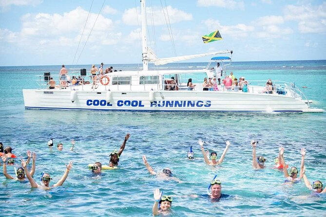 Catamaran Party Cruise and Snorkeling from Montego Bay - Snorkeling near Doctor’s Cave Beach