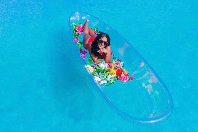 Clear kayak Drone Photo Shoot - Why This Montego Bay Photo Session Works