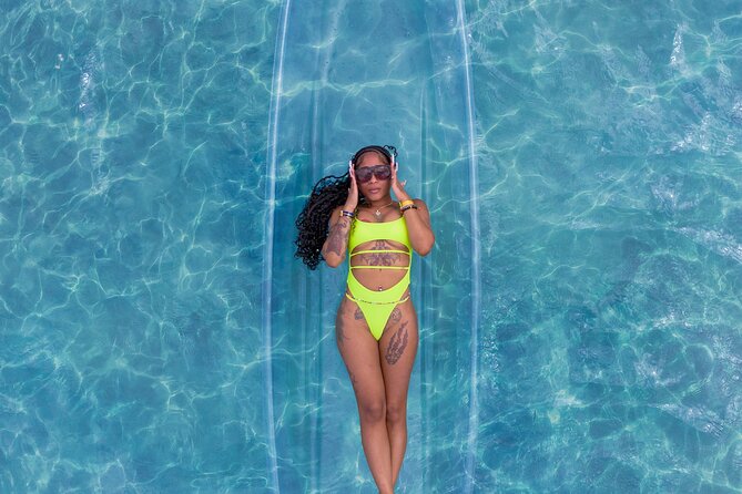 Clear Kayak Drone Photoshoot in Jamaica - The pickup sets the tone
