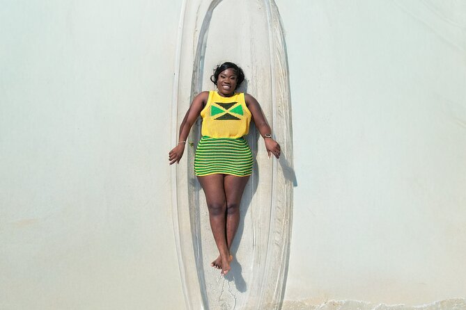 Clear Kayak Photoshoot in Ocho Rios with Transportation - Props, poses, and the magazine-style look