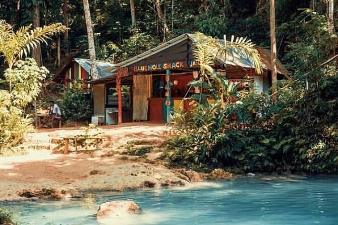 Combined Dunn’s River Falls Blue Hole & white river rafting - White River slows the day down