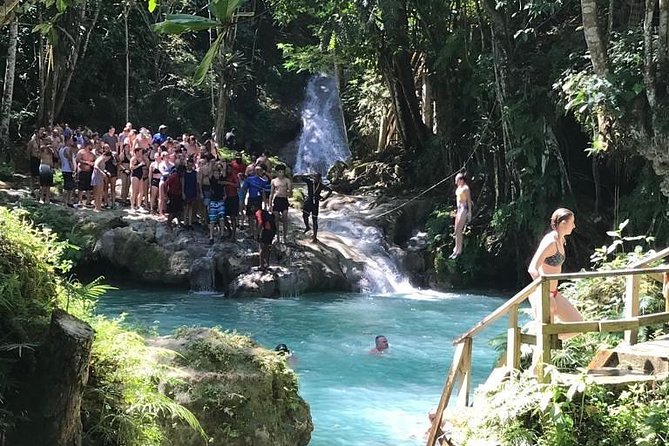 Dunn's River & Blue Hole Combo (from Montego Bay) - Blue Hole: pools, rocks, and optional cliff jumps