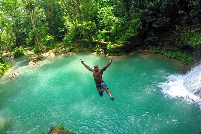 Dunn's River Falls and Blue Hole Adventure from Montego Bay Ja - Starting at Blue Hole’s pools and limestone caves