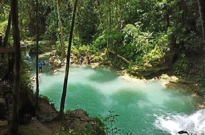 Dunn's River Falls and Blue Hole Combo Tour From Ocho Rios & Runaway Bay - Blue Hole, rope swings, and jungle pools
