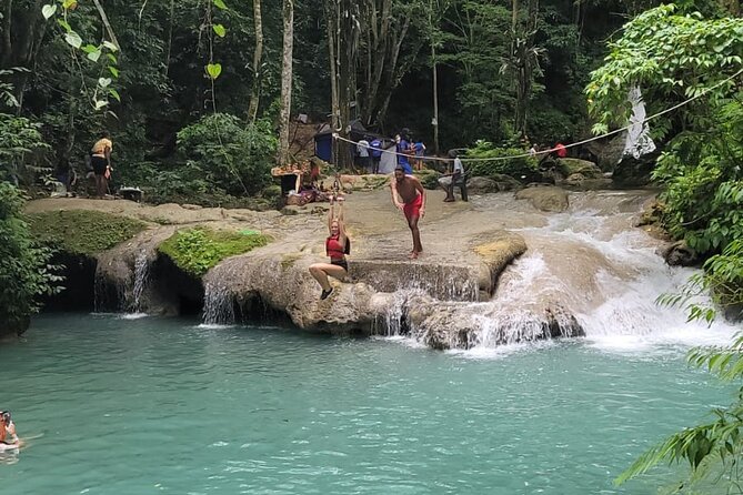 Dunn's River Falls and Blue Hole Day Tour - Climbing Dunn’s River Falls for 90 minutes