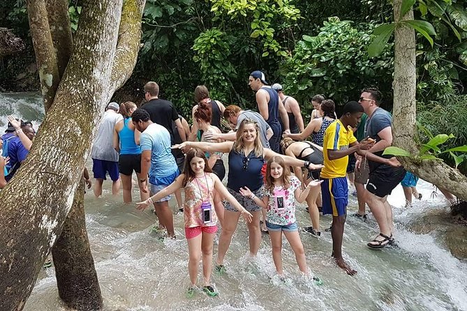 Dunn's River Falls and Fern Gully Highlight Adventure Tour from Kingston - Dunn’s River Falls, from ticket desk to water
