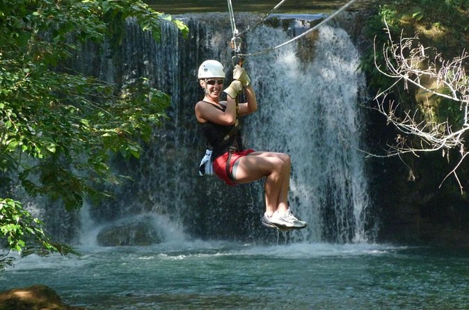 Dunn’s River Falls and Zipline with Roundtrip Transfers - The review record calls for sensible caution