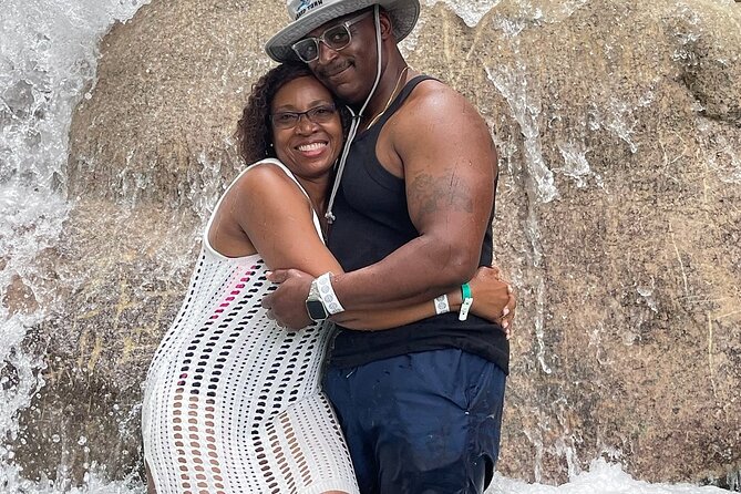 Dunn's River Falls Climb and Beach Include Entry Fee (ᵔᵕᵔ) - Scotchies Drax Hall and the jerk chicken option