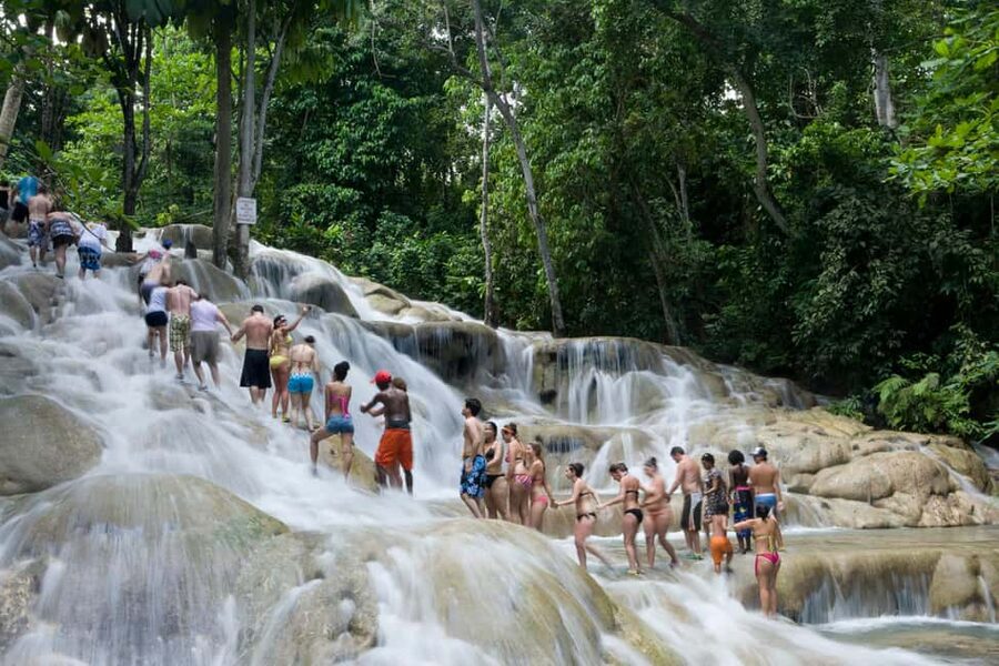 Dunn’s River Falls, Margaritaville Beach and Shopping Tour - The north coast drive connects three very different stops