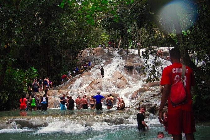 Dunn's River Falls Party Cruise, Blue Hole with Snorkeling, free beverages - What $165.30 buys you