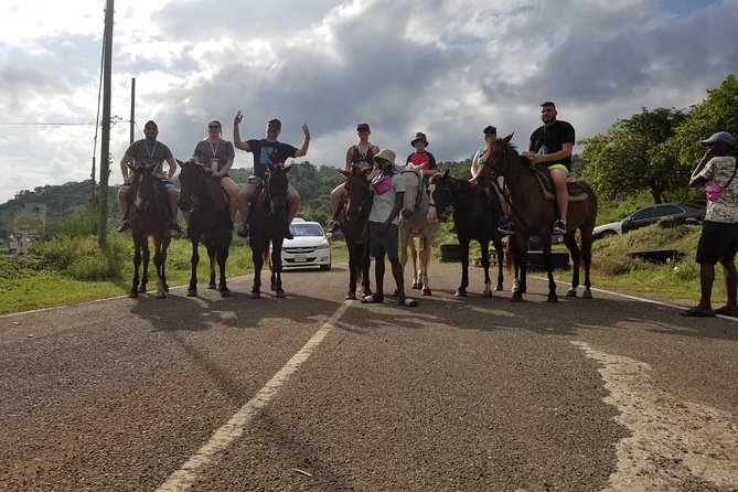 Dunn's River Falls, River Tubing, and Horseback Riding With Transportation - One Jamaica day, three very different moods