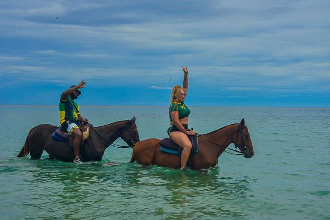 Dunn’s River Secret falls with Horse-back&Bamboo Raft Experience - A slower hour on the bamboo raft