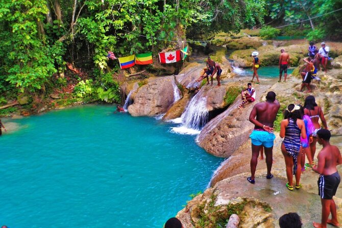 Dunns River and Blue Hole Secret Falls Day trip from Montego Bay - Blue Hole Secret Falls and its clear blue water
