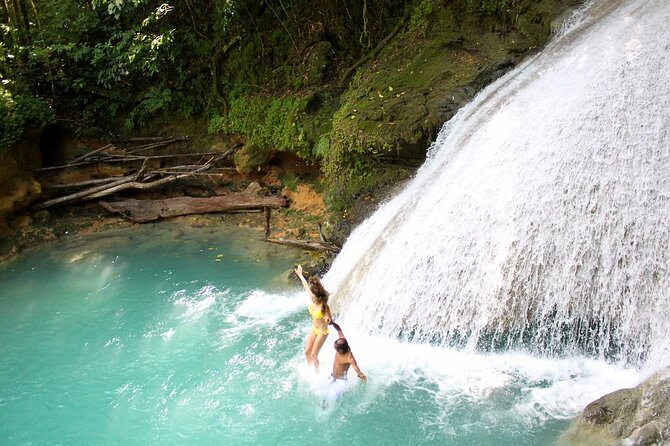 Dunns River Falls and Blue Hole Ocho Rios - The Blue Hole: Pools, Ropes, and Jungle Water