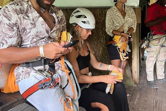 Dunns River Falls and Zipline Adventure from Kingston - Seeing the falls from the zipline