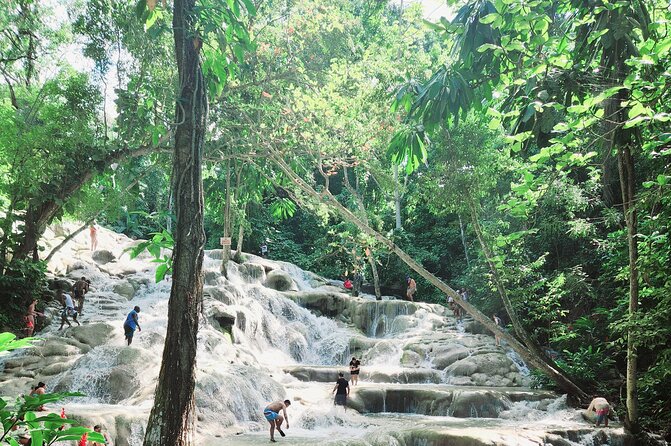 Dunns River Falls & Blue Hole Combo from Montego Bay with Pick Up - Guides and drivers shape the whole day
