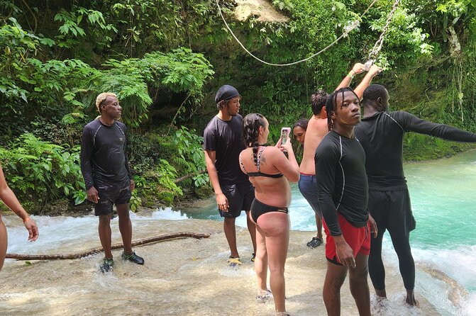 Dunns River Falls & Blue Hole Combo from Montego Bay with Pick Up - What $135 includes, and what it does not
