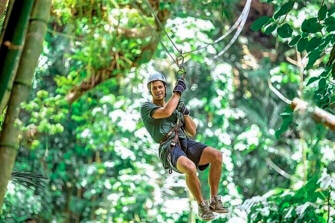 Dunns River Falls, Rafting, Zipline & Horseback from Montego Bay - Four activities packed into 4 hours and 45 minutes