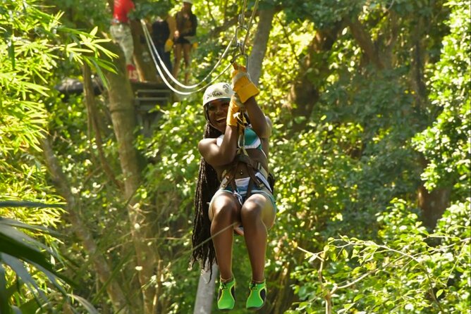 Dunns River Falls, Rafting, Zipline & Horseback from Montego Bay - The White River rafting section needs caution