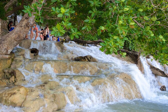 Dunns River Falls, Zipline, Bamboo Rafting & Horseback Tour - Dunn’s River Falls and the zipline opening