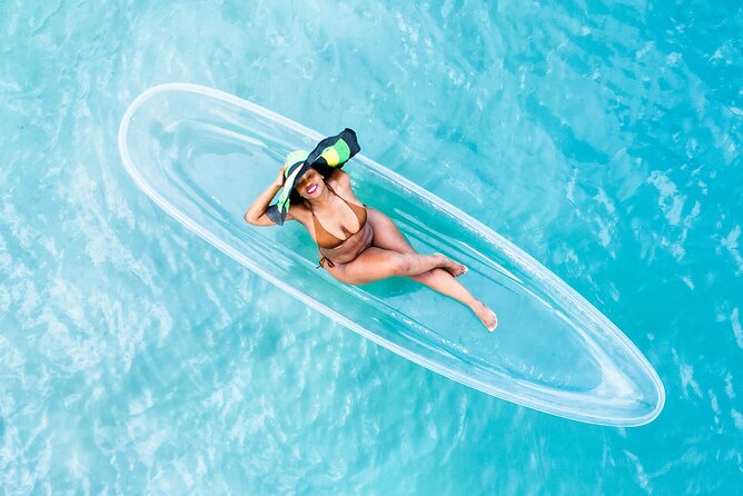 Flying Dress Clear Kayak/Boat Drone Photo Shoot in Montego Bay - Who will get the most from the $500 price