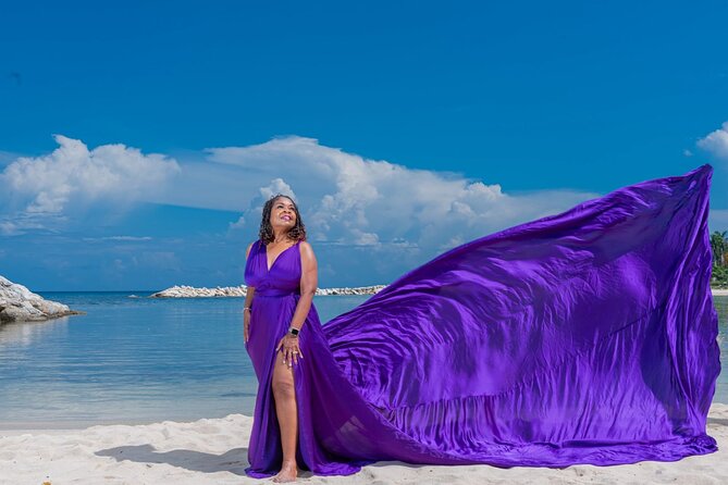 Flying Dress Photoshoot at Doctors Cave Beach Montego Bay Jamaica - Why the 45-Minute Length Can Work