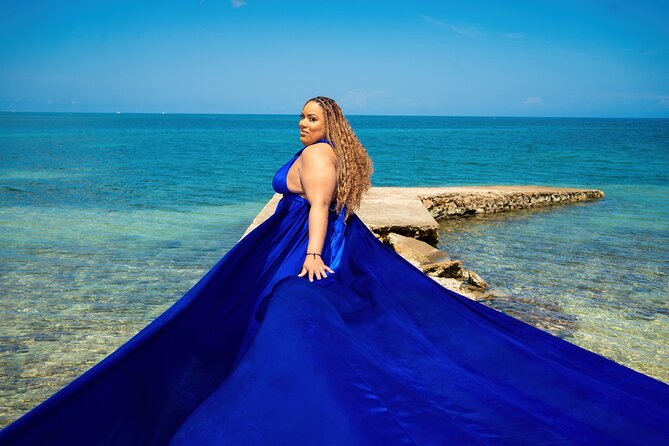 Flying Dress Photoshoot in Jamaica - Ten edited images are the main takeaway