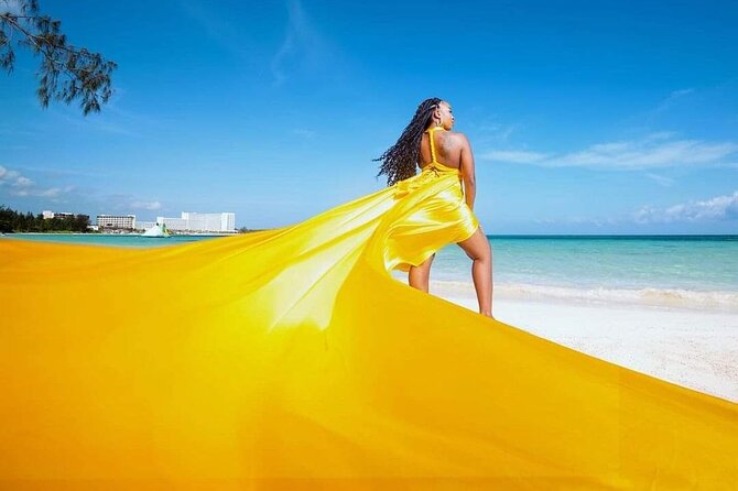 Flying Dress Photoshoot or Clear Kayak Drone Photoshoot Experienc - Negril sessions for a different Jamaica backdrop