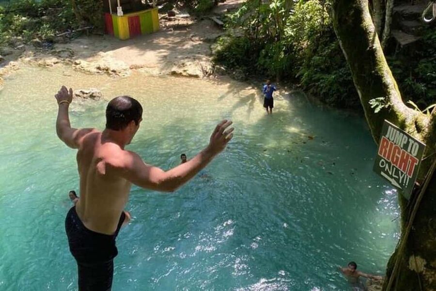 From Falmouth: Combo Blue Hole & River Tubing Tour - What to pack for a wet, active day