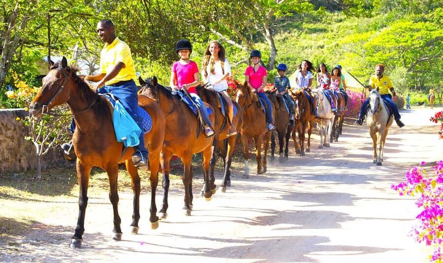 From Falmouth: Horseback Ride and Swim Beach Trip - The Jamaican lunch stop on the way back