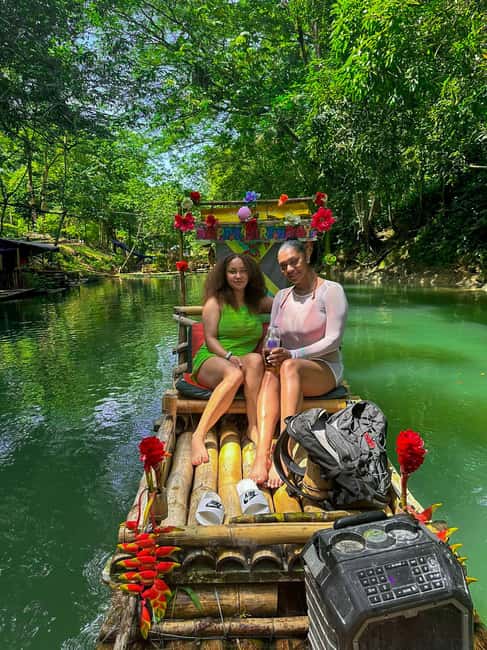 From Montego Bay: Bamboo Rafting & Limestone Massage Tour - Fruit, Drinks, and Jamaican River Culture