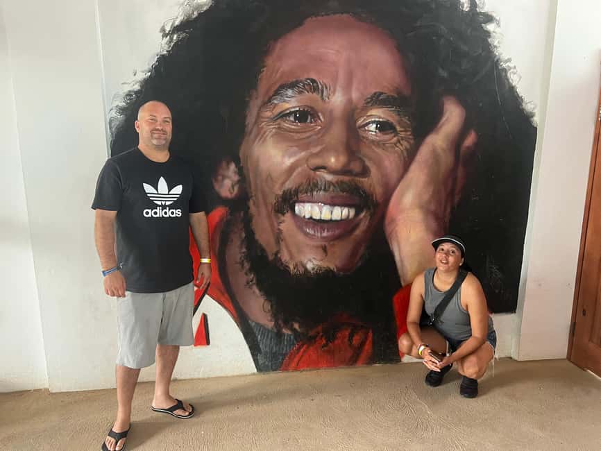 From Montego Bay: Bob Marley 9 mile & Dunns River falls tour - Lunch in Jamaica, with the cost kept separate