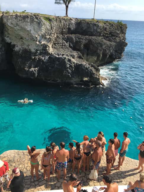 From Montego: Blue Hole Mineral Spring and Rick's Cafe Tour - From Montego Bay Toward Little Bay