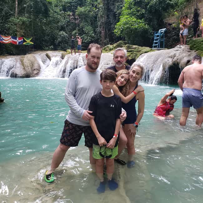 From Ocho Rios: Blue Hole Secret Waterfall & Highlight Tour - Swimming, climbing, and choosing your comfort level