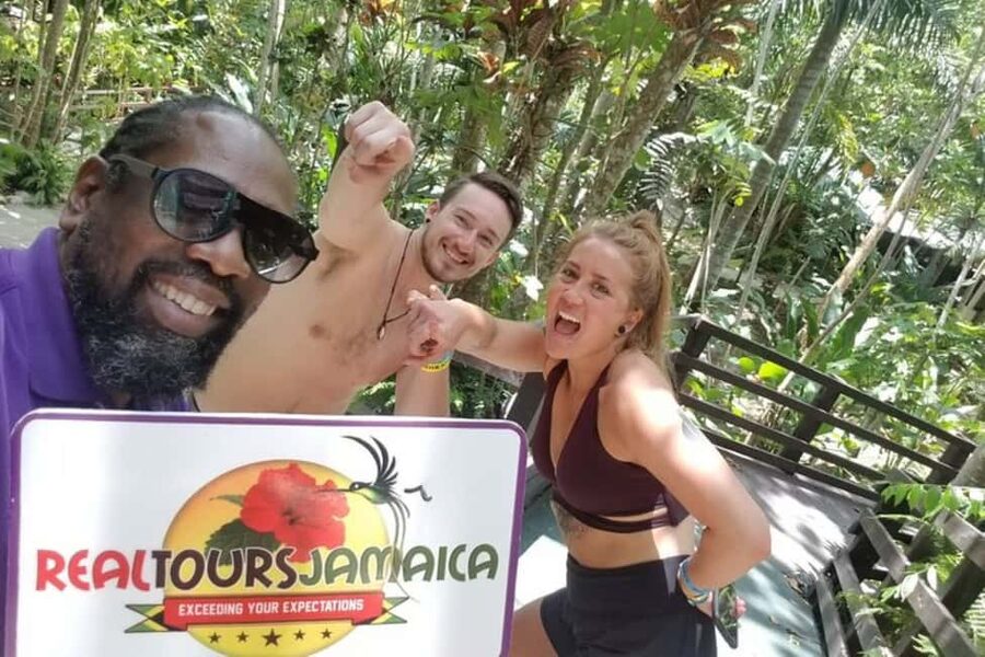From Ocho Rios: Island Gully Secret Falls and Dunn's River - Two Jamaican waterfall experiences in four hours