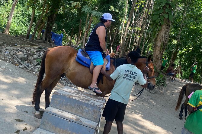 Full Day Rafting, Horse Back Riding and Blue Hole in Jamaica - Blue Hole in St. Ann: waterfalls and time in the river