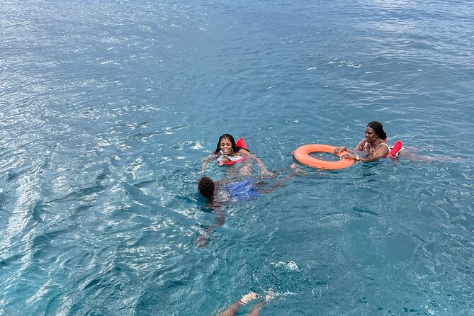 Half Day Catamaran Party Boat, Snorkeling and Hip Strip Tour - Sailing aboard the Dreamer Catamaran