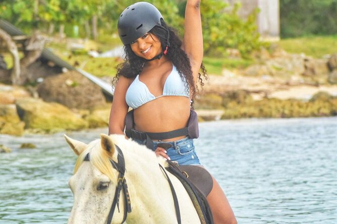 Horseback Ride and Catamaran Cruise Experience - The catamaran cruise toward Rick’s Cafe