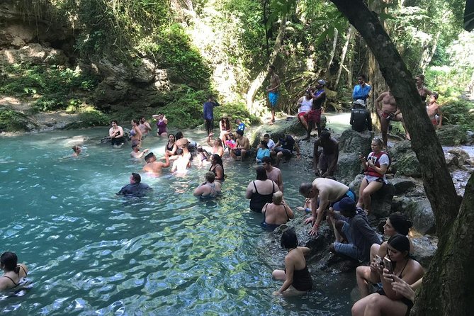 Horseback Ride, Blue Hole, Secret Falls, River Rafting & Tubing - White River tubing and mild Class II rapids