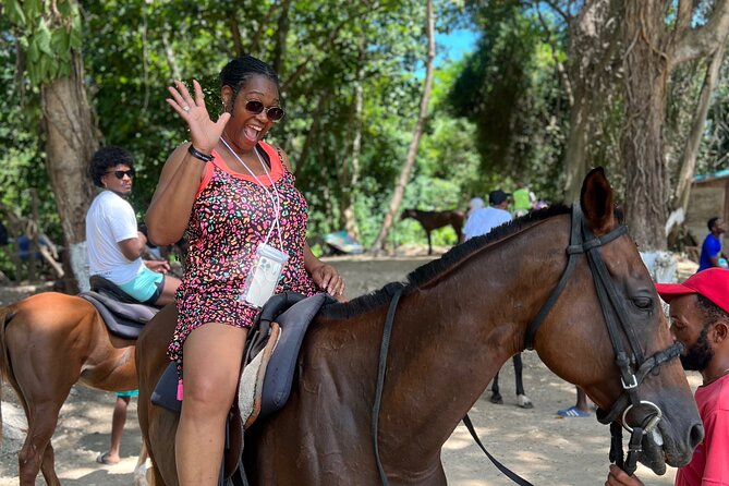 Horseback Ride , Dunns River Falls & Blue Hole From Montego Bay - Blue Hole pools, rope swings, and jumps