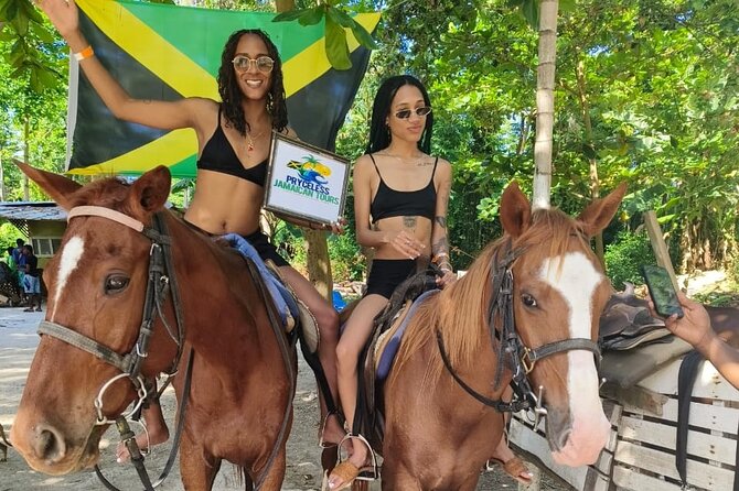Horseback Riding and Swim Experience - Getting comfortable with the horses